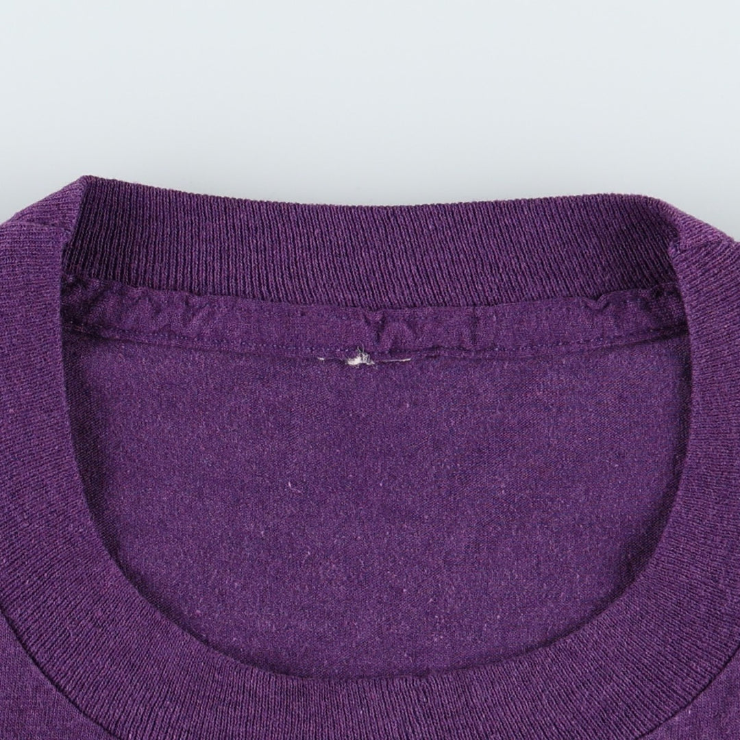 ~90'S Vintage Printed T-shirt, Men's M size unclear purple type Vintage Second Hand