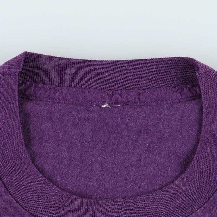 ~90'S Vintage Printed T-shirt, Men's M size unclear purple type Vintage Second Hand