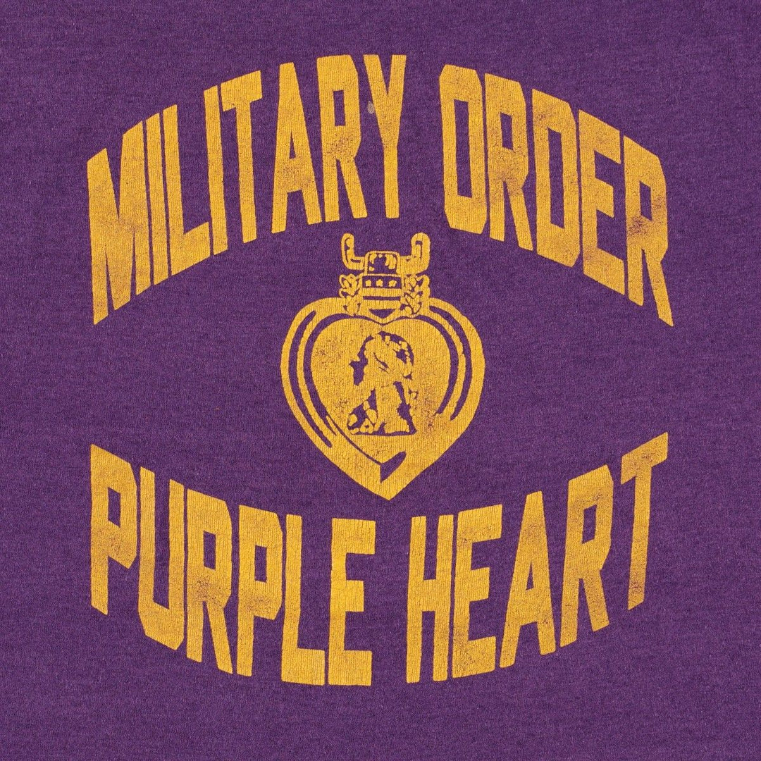 ~90'S Vintage Printed T-shirt, Men's M size unclear purple type Vintage Second Hand