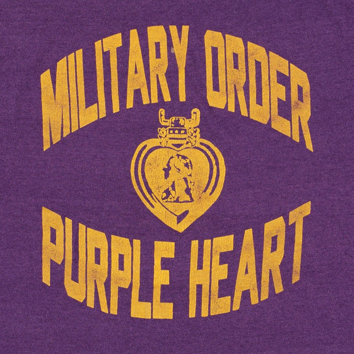~90'S Vintage Printed T-shirt, Men's M size unclear purple type Vintage Second Hand