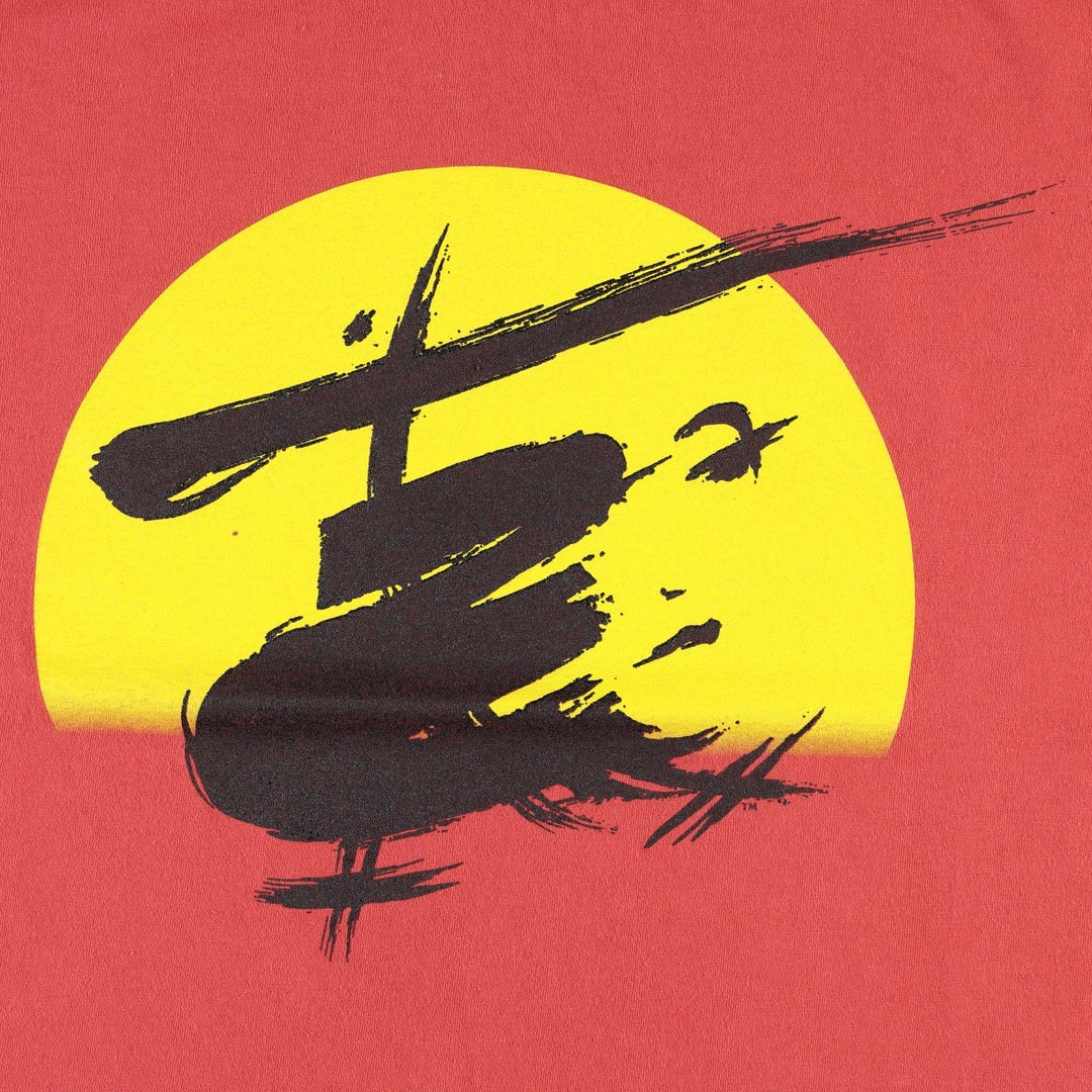 80'S TENNESSEE RIVER GOLD Miss Saigon Musical Print T-Shirt, Made in USA, Men's XL equivalent, Vintage cotton red type Vintage Second Hand