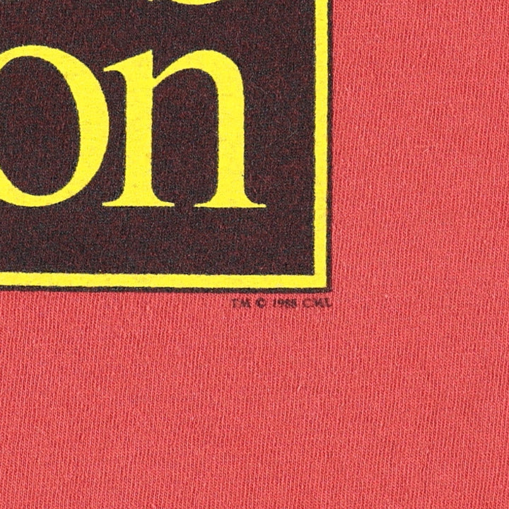 80'S TENNESSEE RIVER GOLD Miss Saigon Musical Print T-Shirt, Made in USA, Men's XL equivalent, Vintage cotton red type Vintage Second Hand