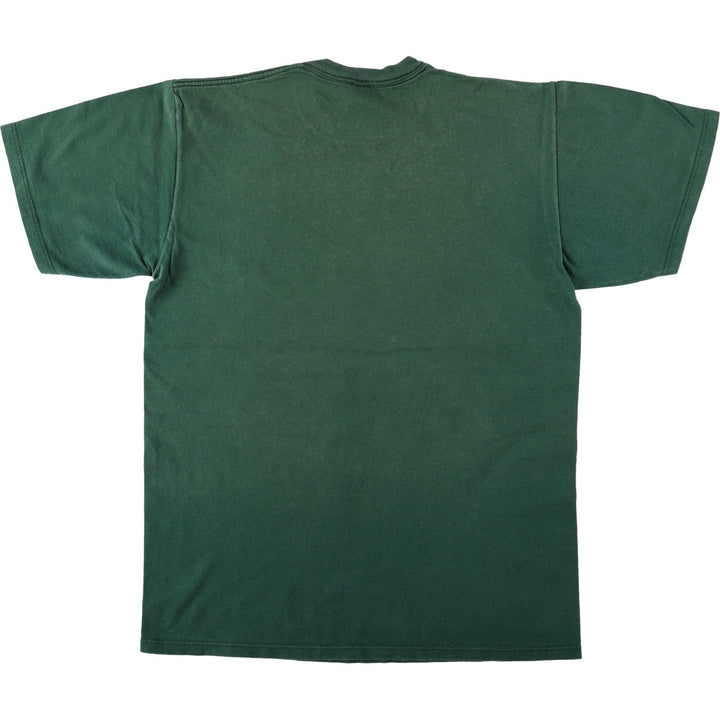 80s-90'S Jerzees Crayfish Pattern Print T-Shirt, Made in USA, Men's Size L (approx.), Vintage cotton Green type dark green Vintage Second Hand