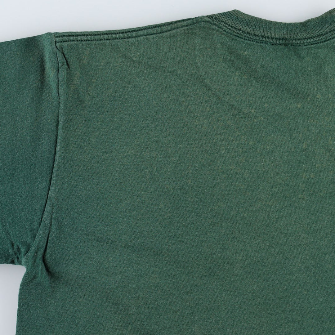 80s-90'S Jerzees Crayfish Pattern Print T-Shirt, Made in USA, Men's Size L (approx.), Vintage cotton Green type dark green Vintage Second Hand