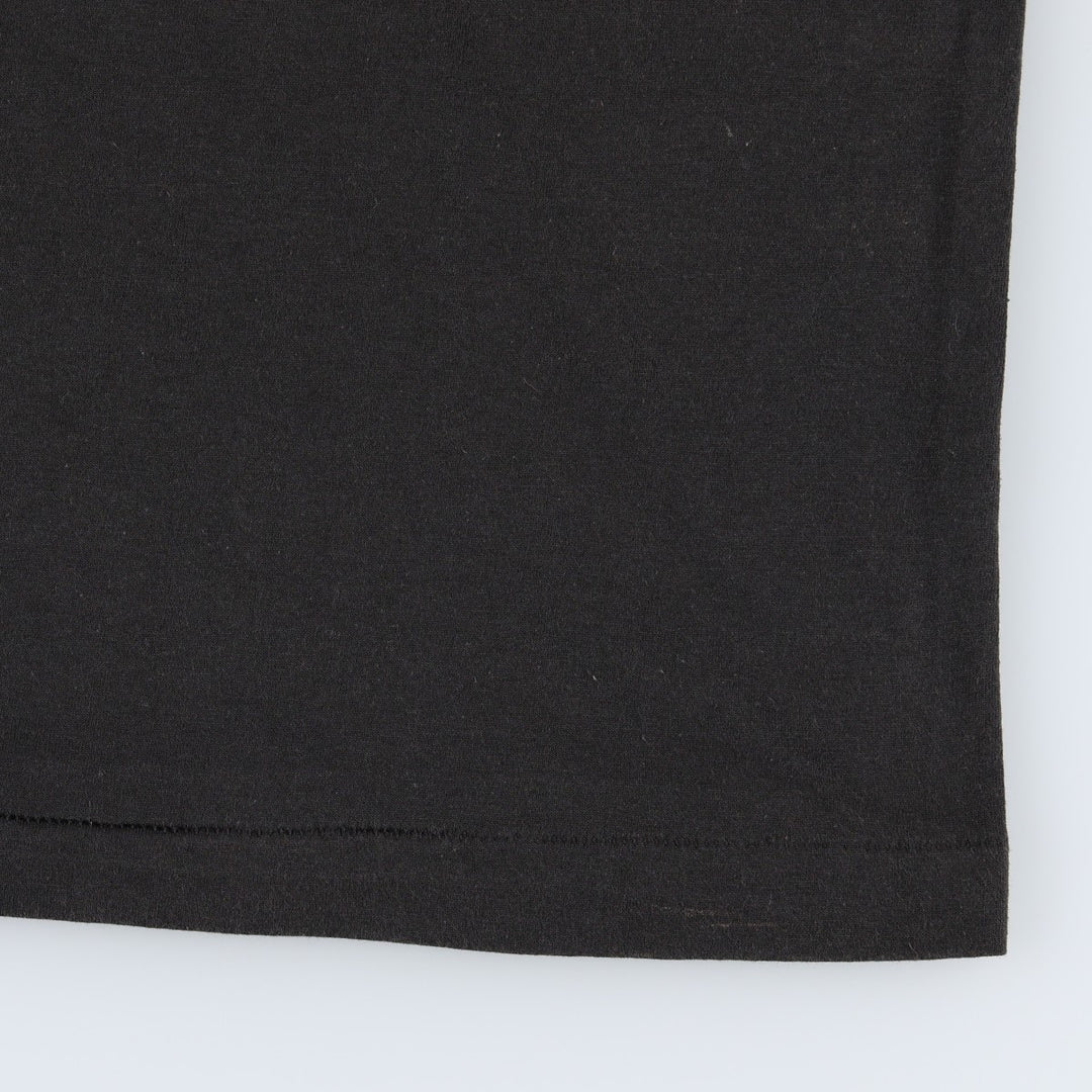 ~90'S Vintage Printed T-shirt, Men's M size unclear black type Vintage Second Hand