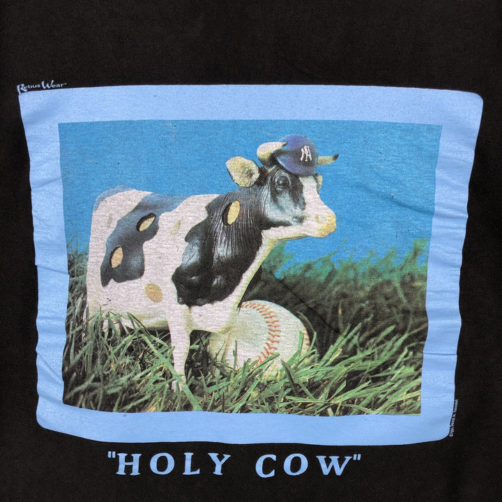 90'S David M. Spindel Photo T-Shirt, Men's Size L (approx.), Crew Neck, Vintage cotton black type Vintage Second Hand