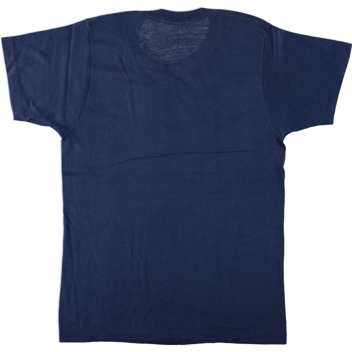 ~90'S BLOCK ISLAND Souvenir T-shirt, Men's XL equivalent, Vintage unclear navy blue type Vintage Second Hand