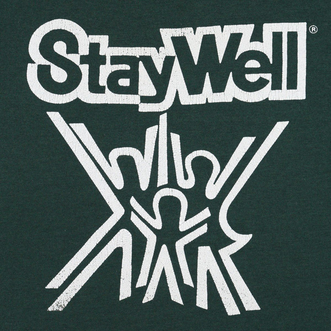 90'S Fruit of the Loom Best Advertising T-Shirt, Made in USA, Men's XL equivalent, Vintage cotton green type Vintage Second Hand