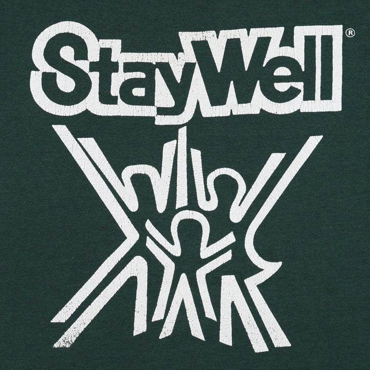 90'S Fruit of the Loom Best Advertising T-Shirt, Made in USA, Men's XL equivalent, Vintage cotton green type Vintage Second Hand