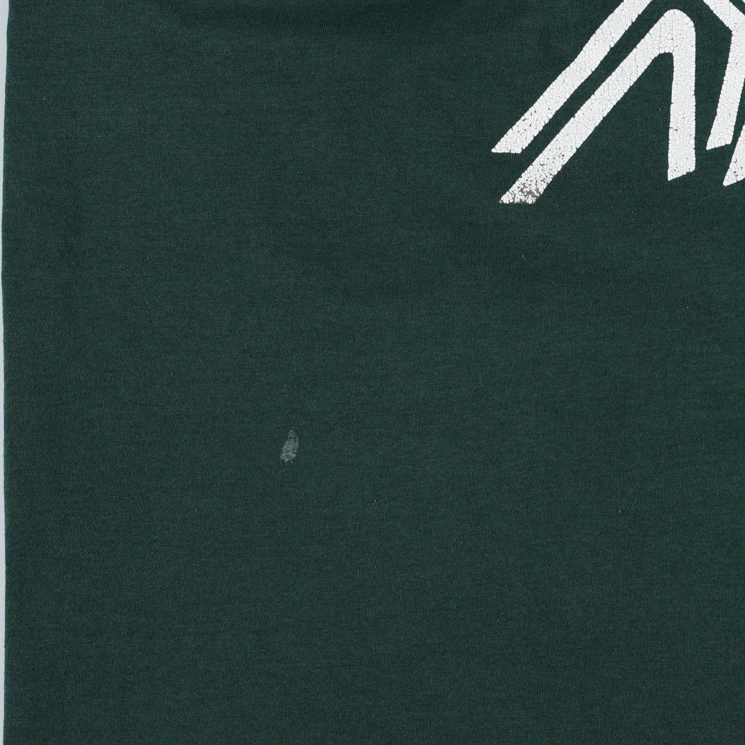 90'S Fruit of the Loom Best Advertising T-Shirt, Made in USA, Men's XL equivalent, Vintage cotton green type Vintage Second Hand