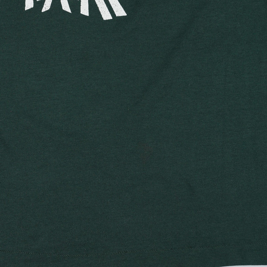 90'S Fruit of the Loom Best Advertising T-Shirt, Made in USA, Men's XL equivalent, Vintage cotton green type Vintage Second Hand