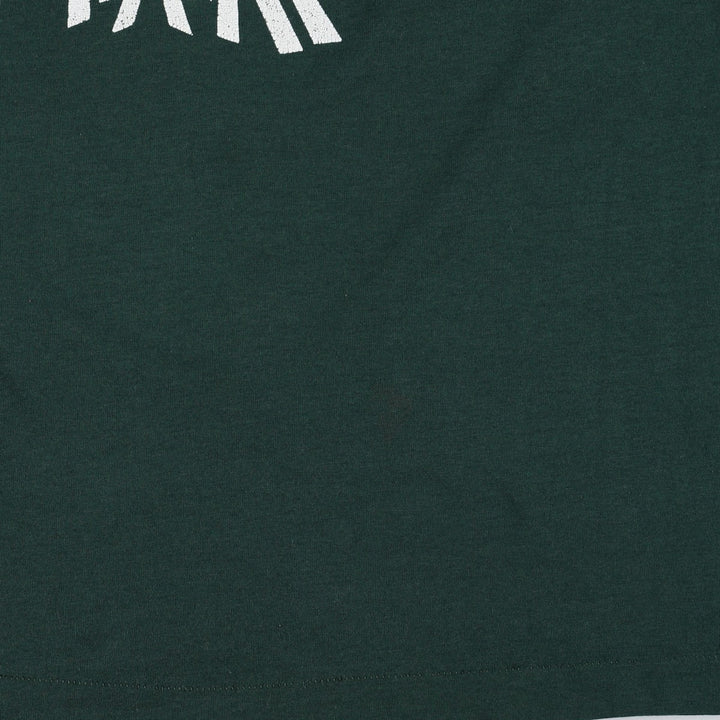 90'S Fruit of the Loom Best Advertising T-Shirt, Made in USA, Men's XL equivalent, Vintage cotton green type Vintage Second Hand