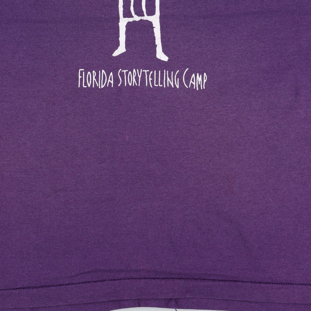 90'S Fruit of the Loom Best Printed T-shirt, Made in USA, Men's XL, Vintage cotton purple type Vintage Second Hand