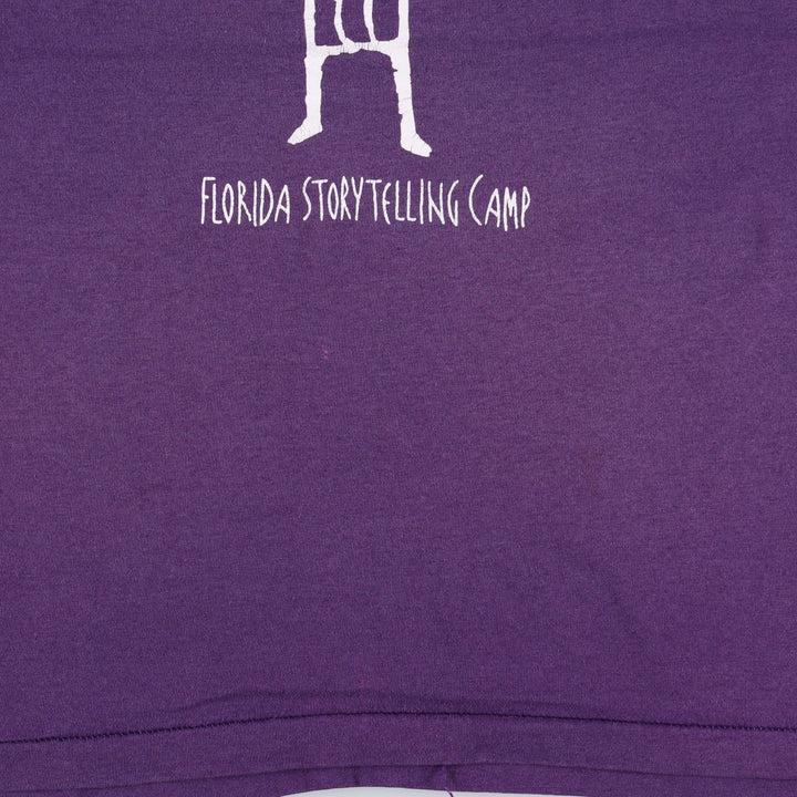 90'S Fruit of the Loom Best Printed T-shirt, Made in USA, Men's XL, Vintage cotton purple type Vintage Second Hand