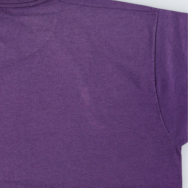 90'S Fruit of the Loom Best Printed T-shirt, Made in USA, Men's XL, Vintage cotton purple type Vintage Second Hand