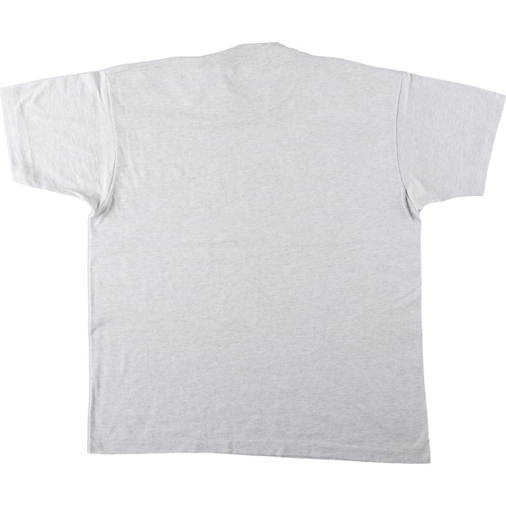 90'S Fruit of the Loom Jesus Christ Religious Message Print T-Shirt, Made in USA, Men's XL equivalent, Vintage cotton pale white type Vintage Second Hand