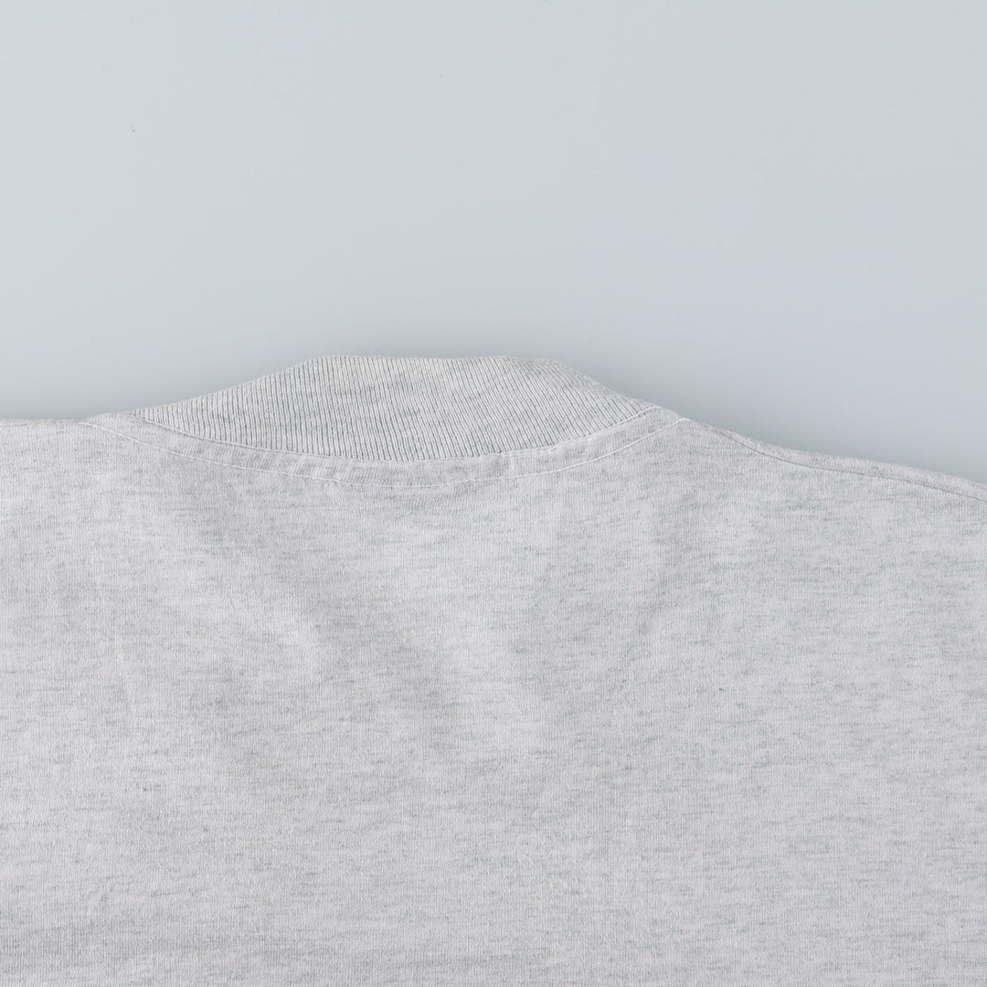 90'S Fruit of the Loom Jesus Christ Religious Message Print T-Shirt, Made in USA, Men's XL equivalent, Vintage cotton pale white type Vintage Second Hand