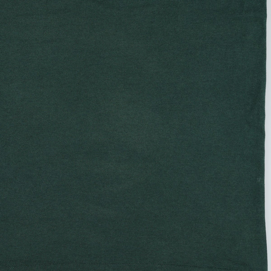 90'S Fruit of the Loom Message Print T-Shirt, Made in USA, Men's XL equivalent, Vintage Shamrock cotton green type Vintage Second Hand