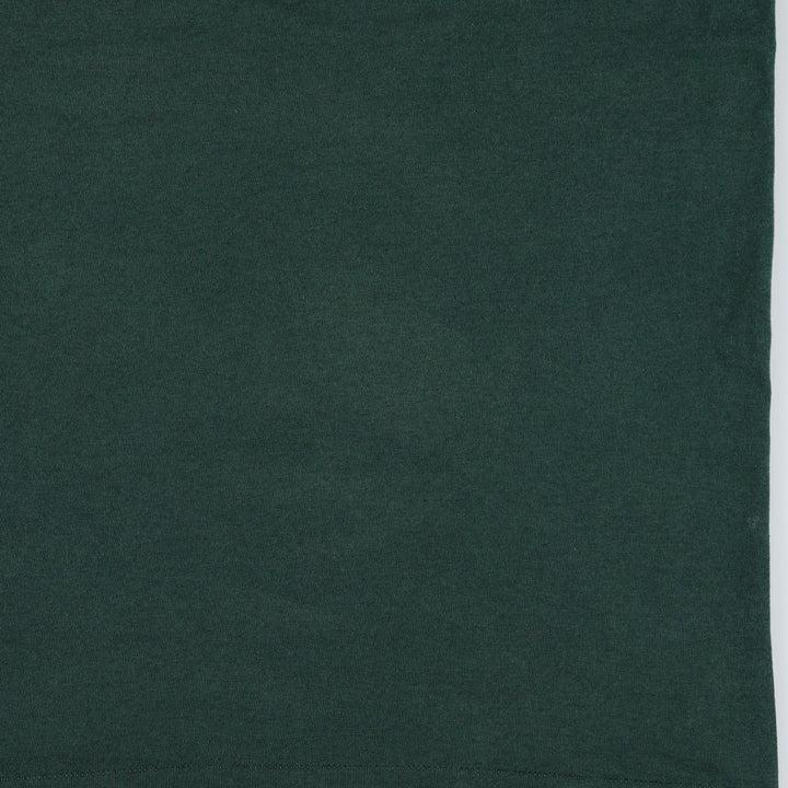 90'S Fruit of the Loom Message Print T-Shirt, Made in USA, Men's XL equivalent, Vintage Shamrock cotton green type Vintage Second Hand