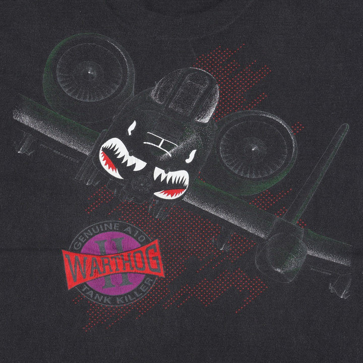 90'S POWER PRO by ONEITA Printed T-Shirt, Men's XL equivalent, Vintage cotton black type Vintage Second Hand
