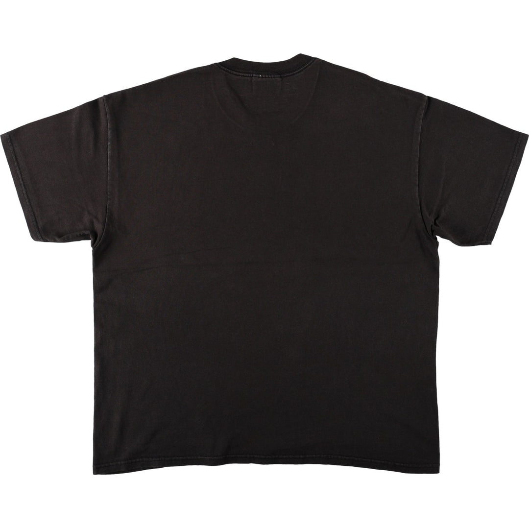 Lee Print T-Shirt, Made in USA, Men's Size XL cotton black type Vintage Second Hand