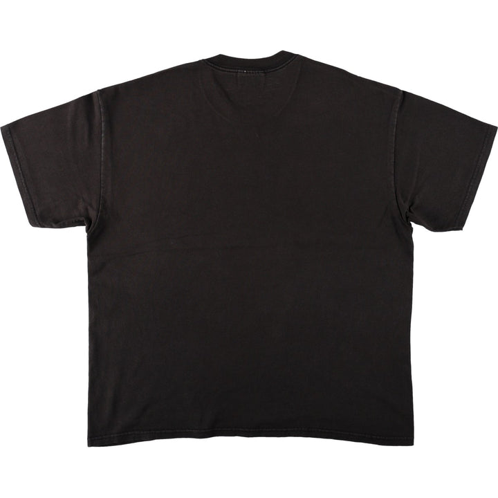 Lee Print T-Shirt, Made in USA, Men's Size XL cotton black type Vintage Second Hand