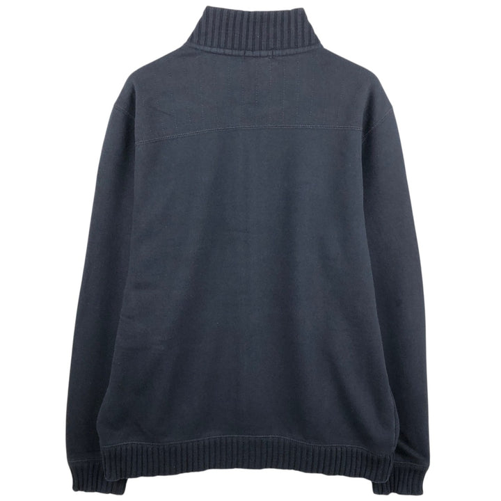 90s-00'S Calvin Klein full-zip sweatshirt, men's size XL equivalent. cotton black type Vintage Second Hand