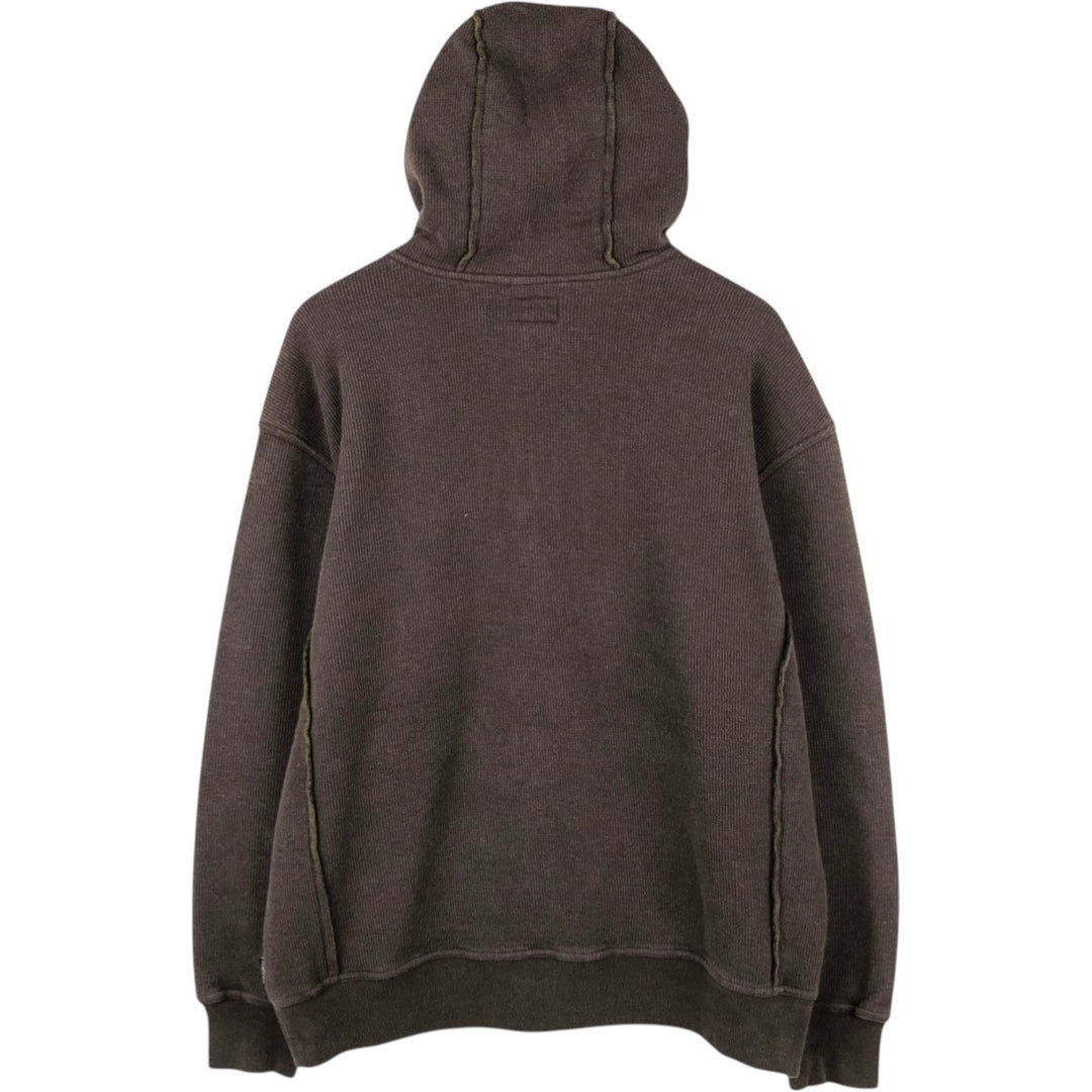 Dickies Sweat Full Zip Hoodie Men's XL cotton brown type Vintage Second Hand