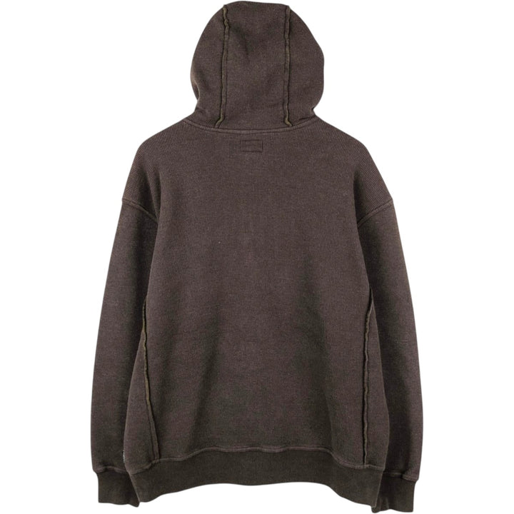 Dickies Sweat Full Zip Hoodie Men's XL cotton brown type Vintage Second Hand