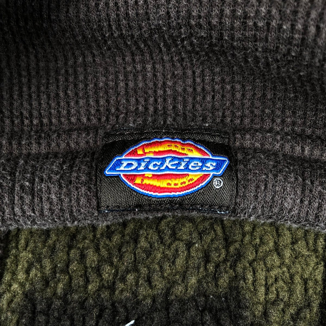 Dickies Sweat Full Zip Hoodie Men's XL cotton brown type Vintage Second Hand
