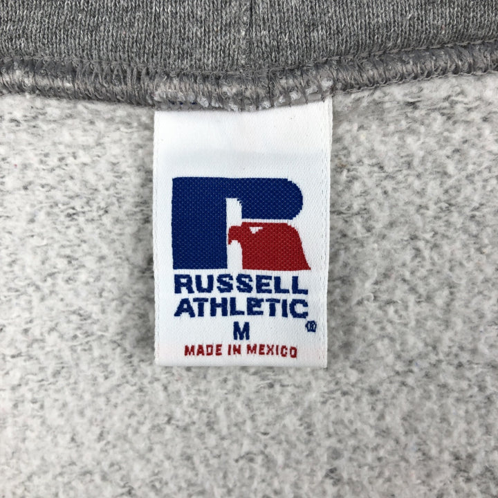 Vintage 90'S Russell full-zip sweatshirt, size M, men's polyester gray type Vintage Second Hand