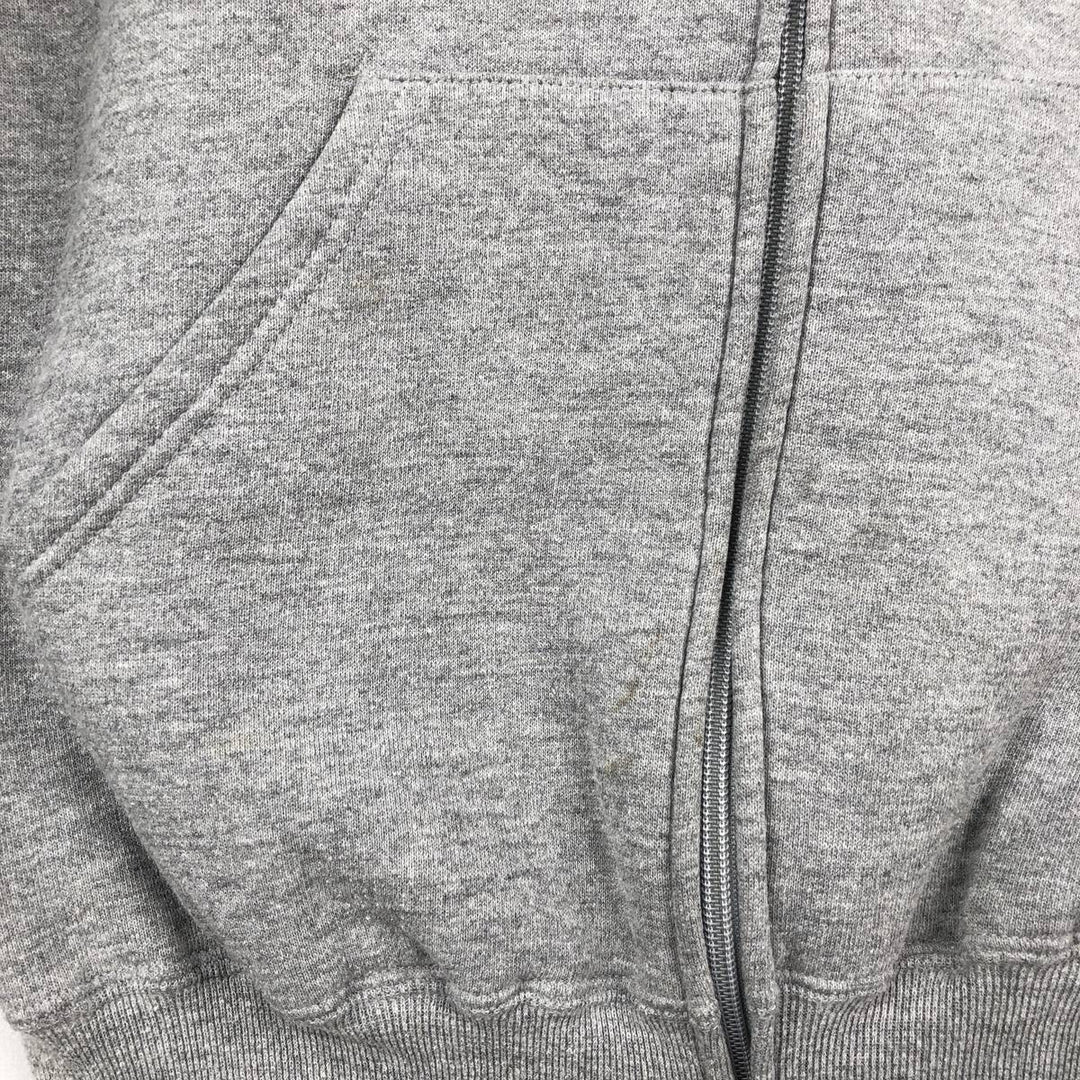 Vintage 90'S Russell full-zip sweatshirt, size M, men's polyester gray type Vintage Second Hand