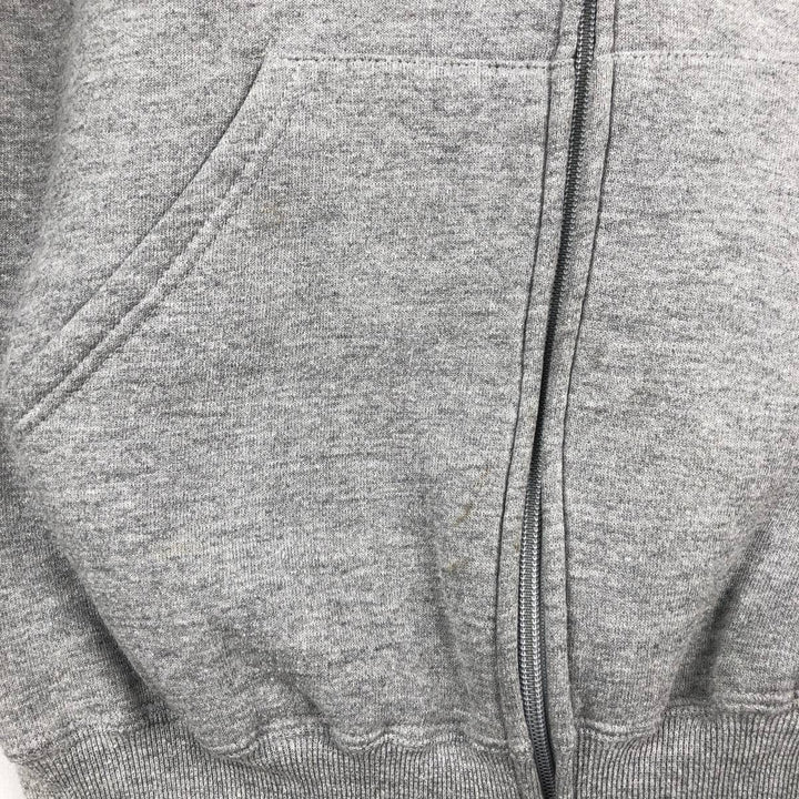 Vintage 90'S Russell full-zip sweatshirt, size M, men's polyester gray type Vintage Second Hand