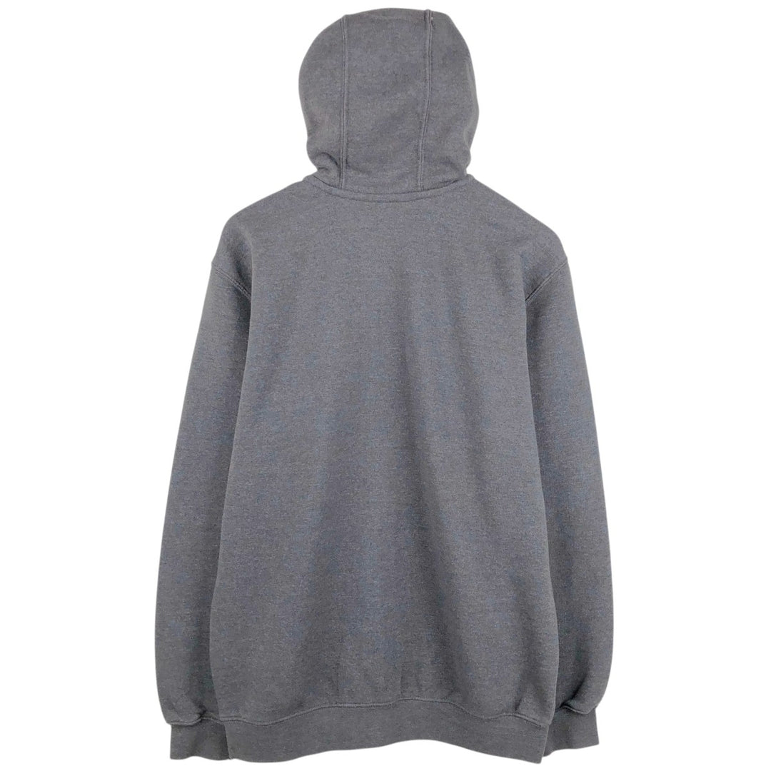 Carhartt ORIGINAL FIT Ingling Eagle Pattern Advertising Full-Zip Sweatshirt Hoodie, Men's Size M (approx.) cotton Charcoal Vintage Second Hand