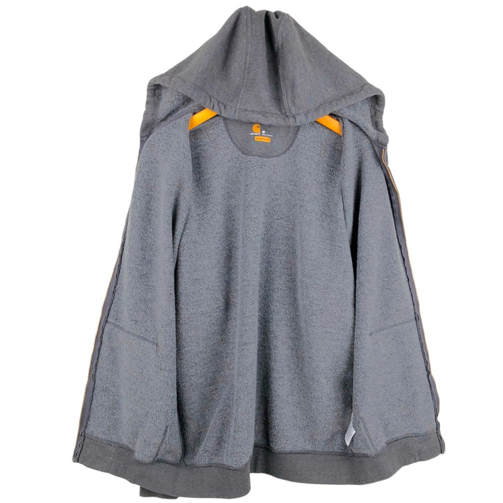 Carhartt ORIGINAL FIT Ingling Eagle Pattern Advertising Full-Zip Sweatshirt Hoodie, Men's Size M (approx.) cotton Charcoal Vintage Second Hand