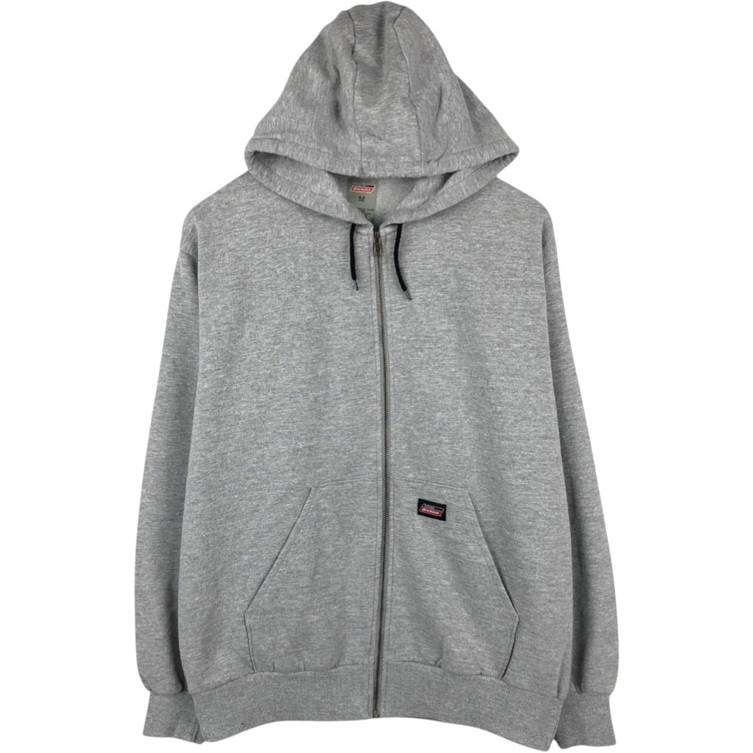 Dickies Sweat Full Zip Hoodie Men's M Size cotton gray type Vintage Second Hand