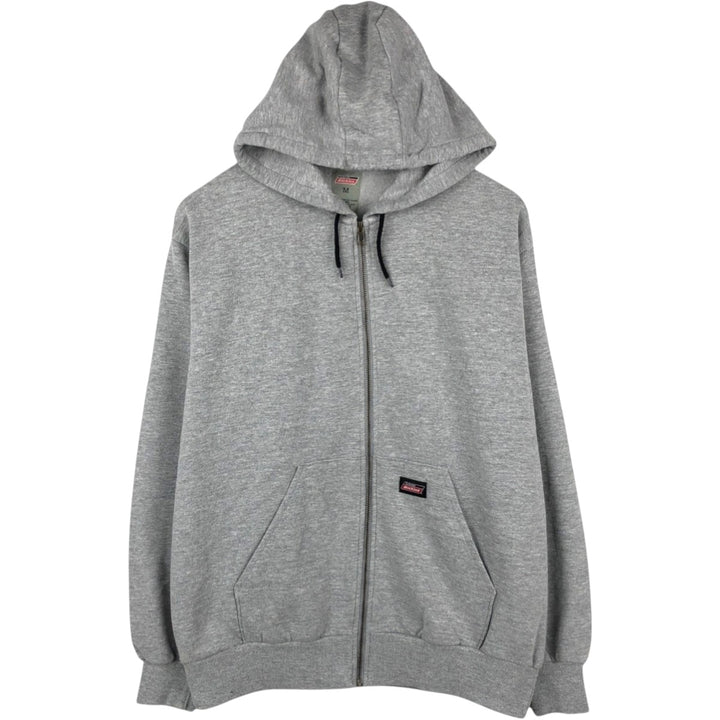 Dickies Sweat Full Zip Hoodie Men's M Size cotton gray type Vintage Second Hand