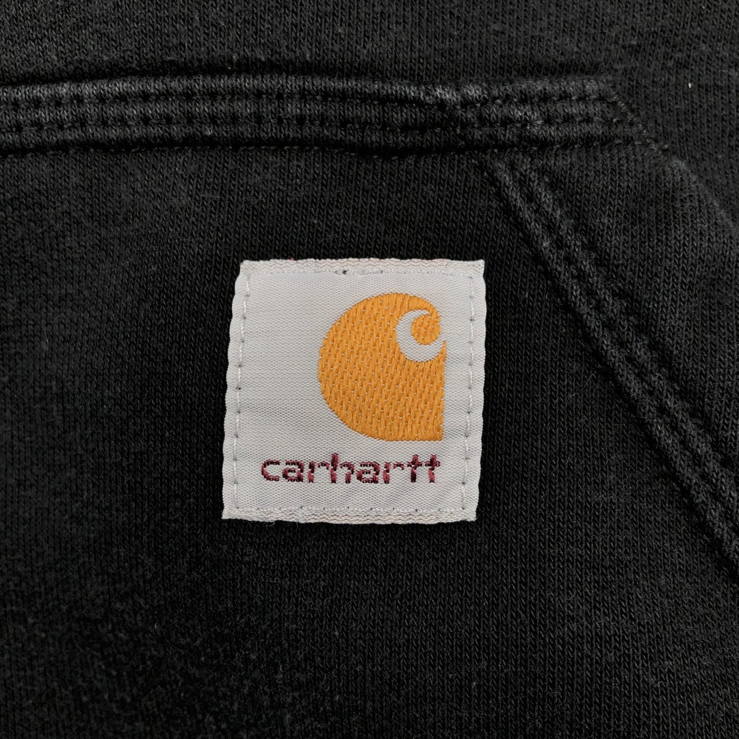 Carhartt ORIGINAL FIT RAIN DEFENDER Stars and Stripes Advertising Sweat Full-Zip Hoodie, Men's Size XL (approx.) cotton black type Vintage Second Hand