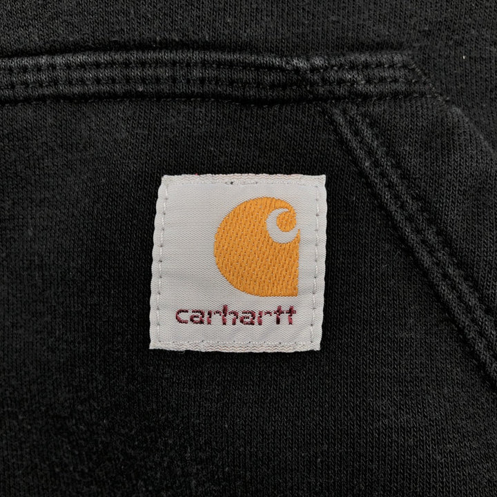 Carhartt ORIGINAL FIT RAIN DEFENDER Stars and Stripes Advertising Sweat Full-Zip Hoodie, Men's Size XL (approx.) cotton black type Vintage Second Hand