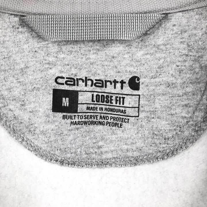 Carhartt Loose Fit RK Painting, Inc. Advertising Full-Zip Sweatshirt Hoodie, Men's Size M (approx.) cotton gray type Vintage Second Hand