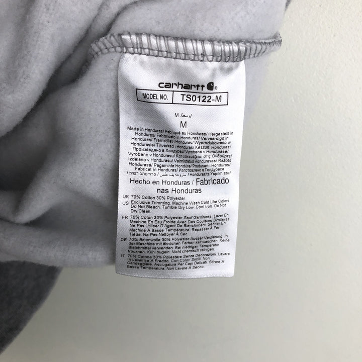 Carhartt Loose Fit RK Painting, Inc. Advertising Full-Zip Sweatshirt Hoodie, Men's Size M (approx.) cotton gray type Vintage Second Hand