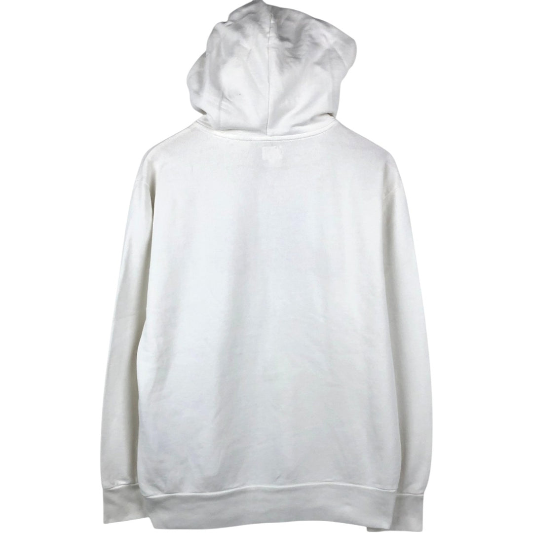 Levi's Sweatshirt Full Zip Hoodie, Men's Size L cotton white type Vintage Second Hand
