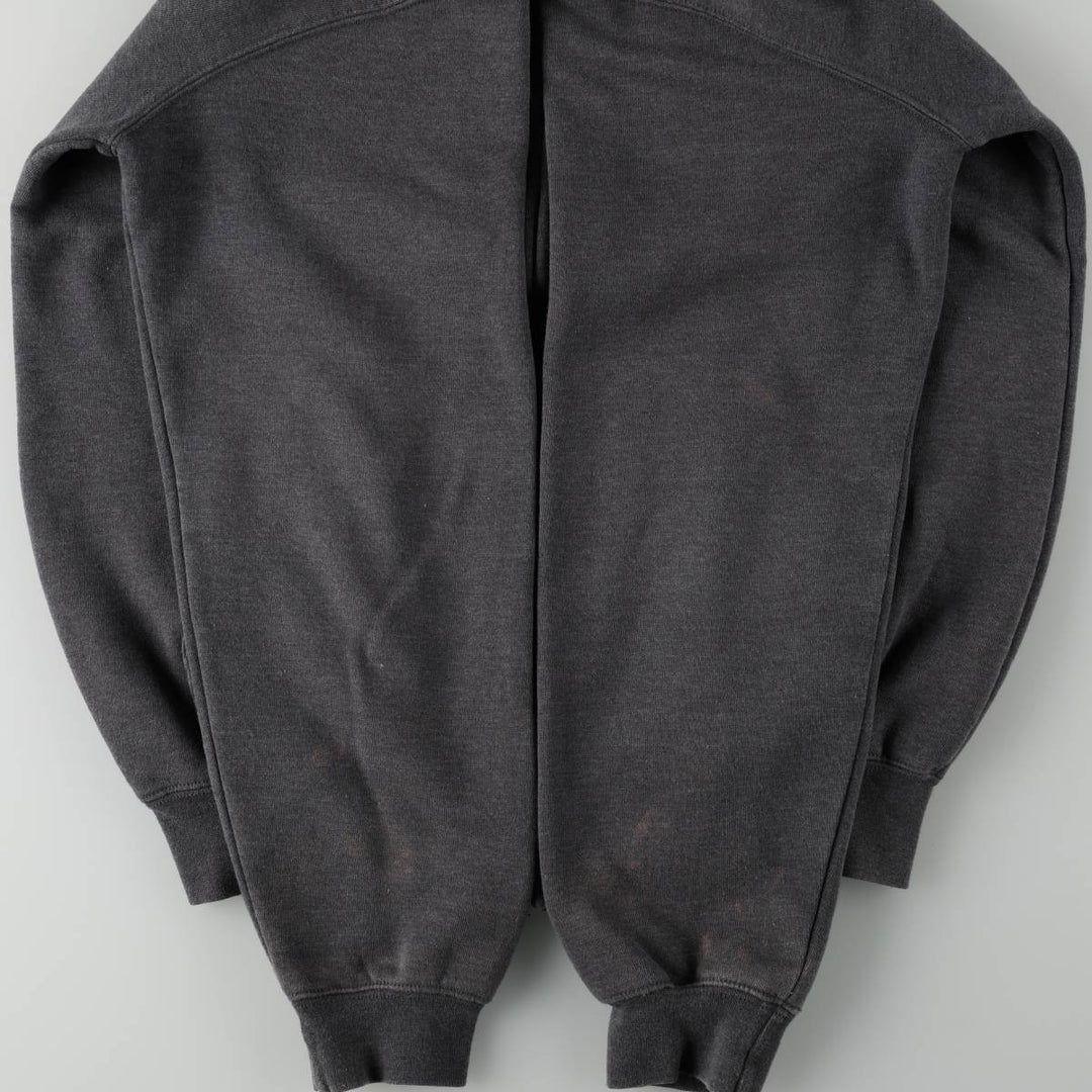 Carhartt Sweat Full Zip Hoodie, Men's M cotton Charcoal Vintage Second Hand
