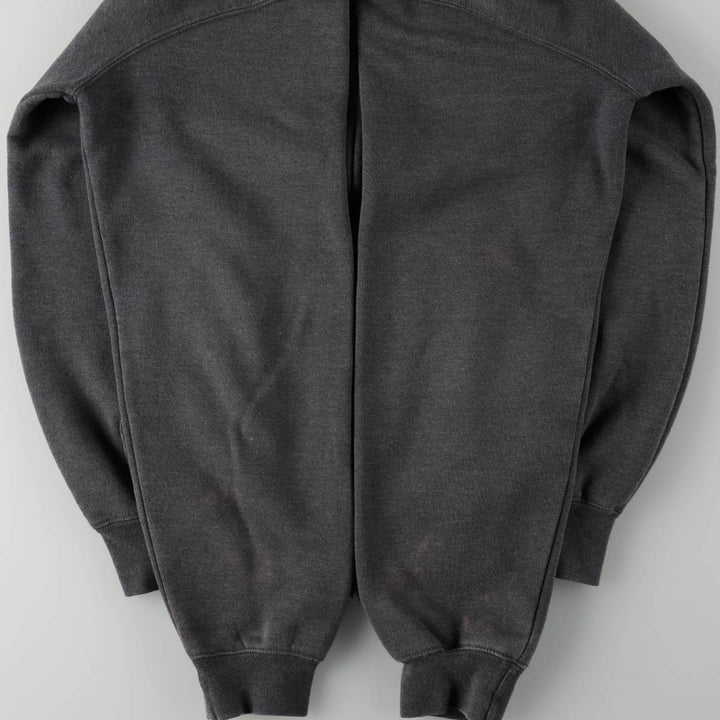 Carhartt Sweat Full Zip Hoodie, Men's M cotton Charcoal Vintage Second Hand