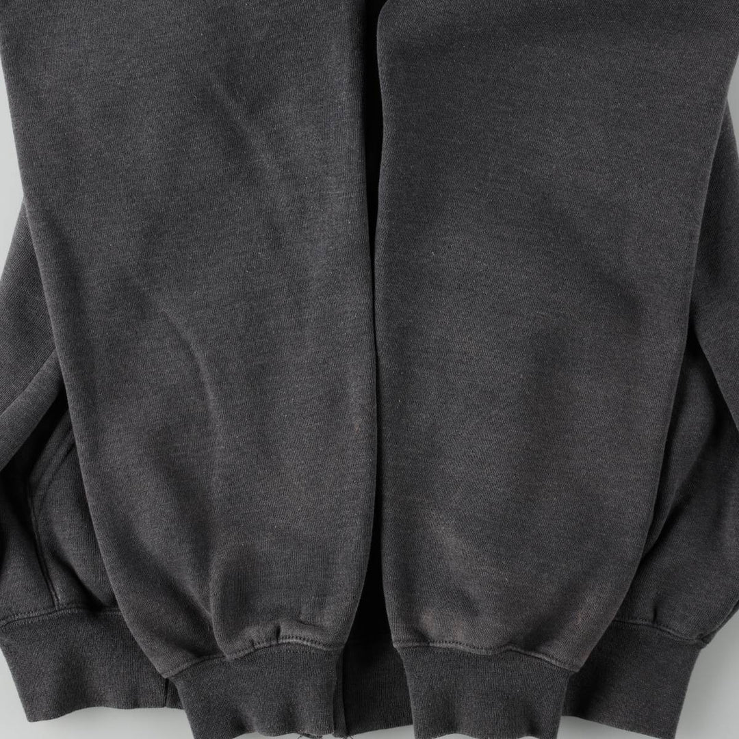 Carhartt Sweat Full Zip Hoodie, Men's M cotton Charcoal Vintage Second Hand
