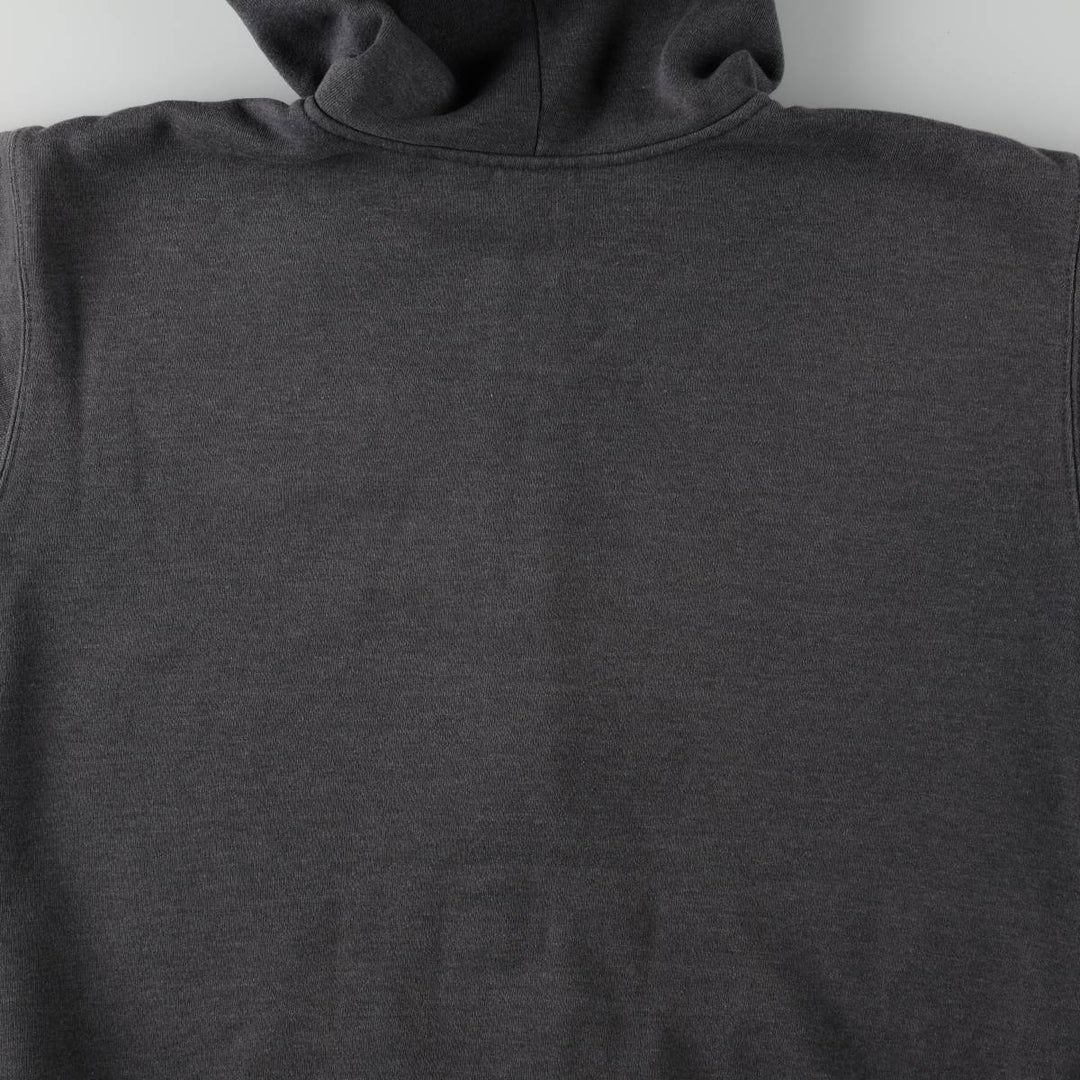Carhartt Sweat Full Zip Hoodie, Men's M cotton Charcoal Vintage Second Hand