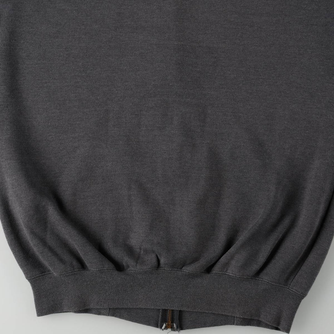 Carhartt Sweat Full Zip Hoodie, Men's M cotton Charcoal Vintage Second Hand