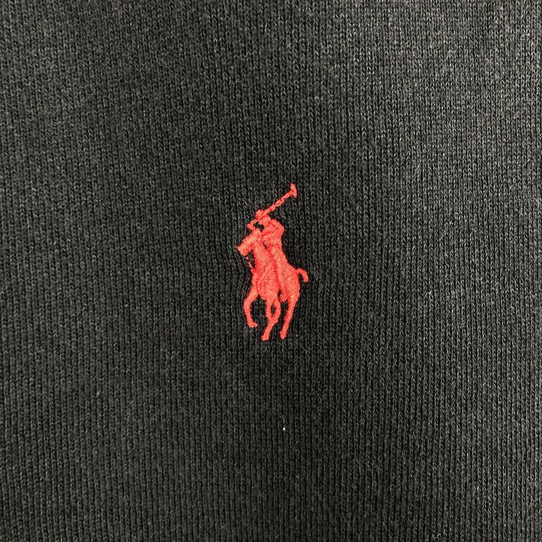 Ralph Lauren POLO RALPH LAUREN Sweat Full Zip Hoodie Men's XL cotton black type Vintage Second Hand