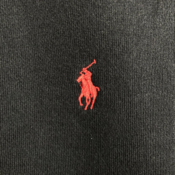 Ralph Lauren POLO RALPH LAUREN Sweat Full Zip Hoodie Men's XL cotton black type Vintage Second Hand
