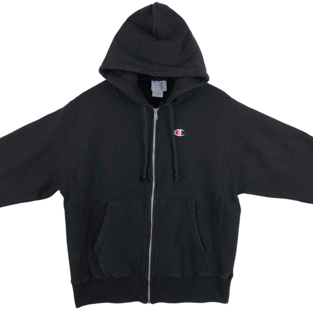 Champion REVERSE WEAVE Reverse Weave Sweat Full Zip Hoodie Men's M cotton black type Vintage Second Hand
